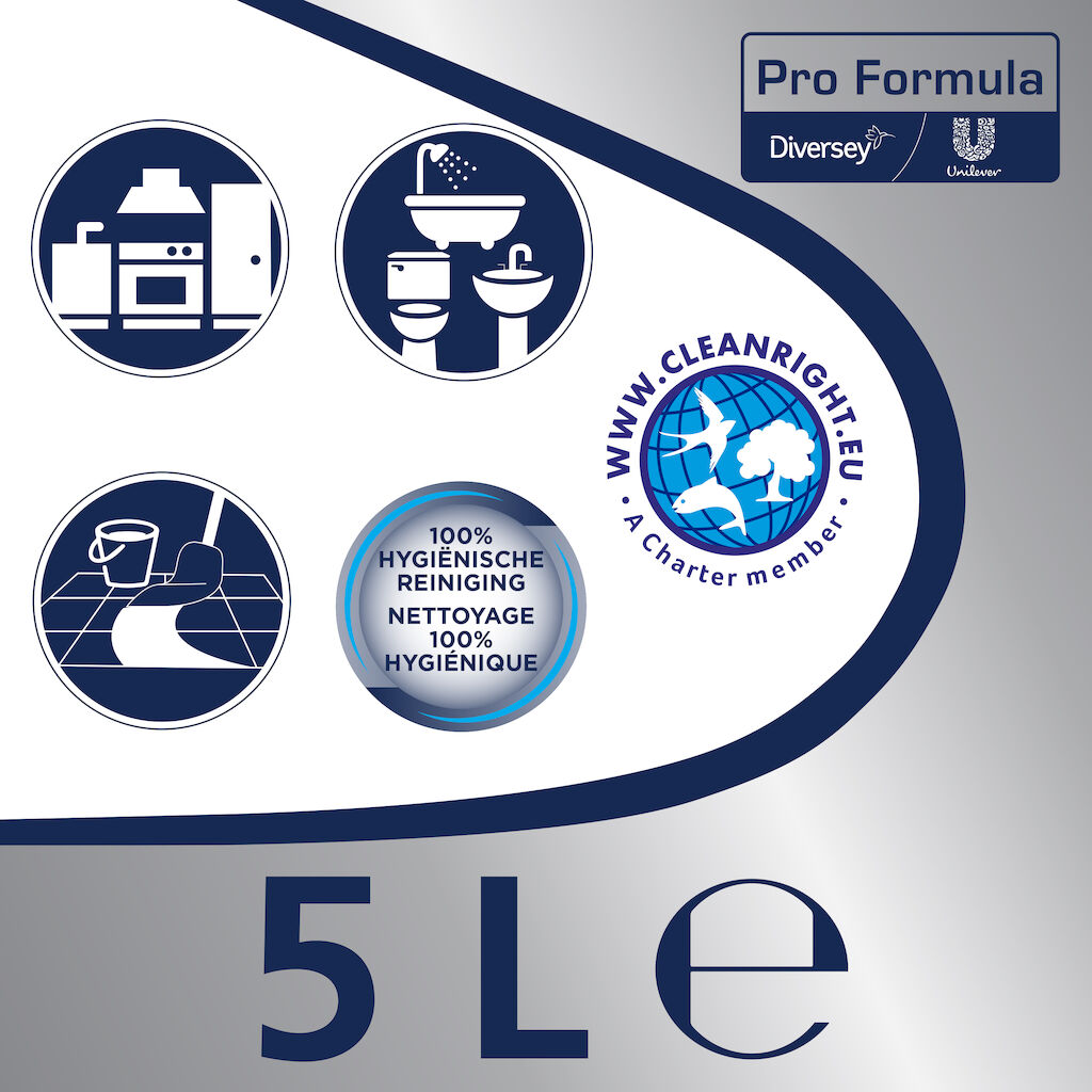 Glorix Pro Formula Détergent pour WC 4x5L