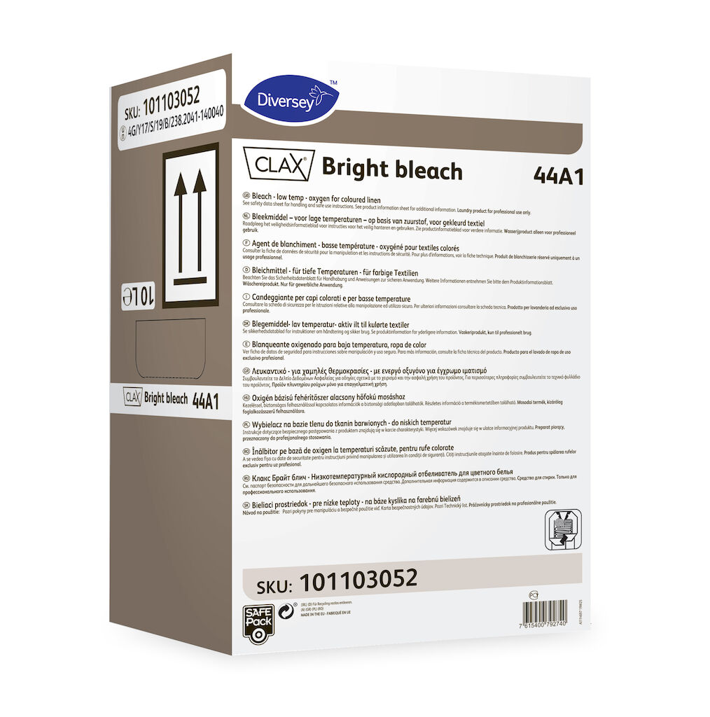 Clax Bright bleach 44A1 10L - Agent de blanchiment - basse température - oxygéné pour textiles colorés