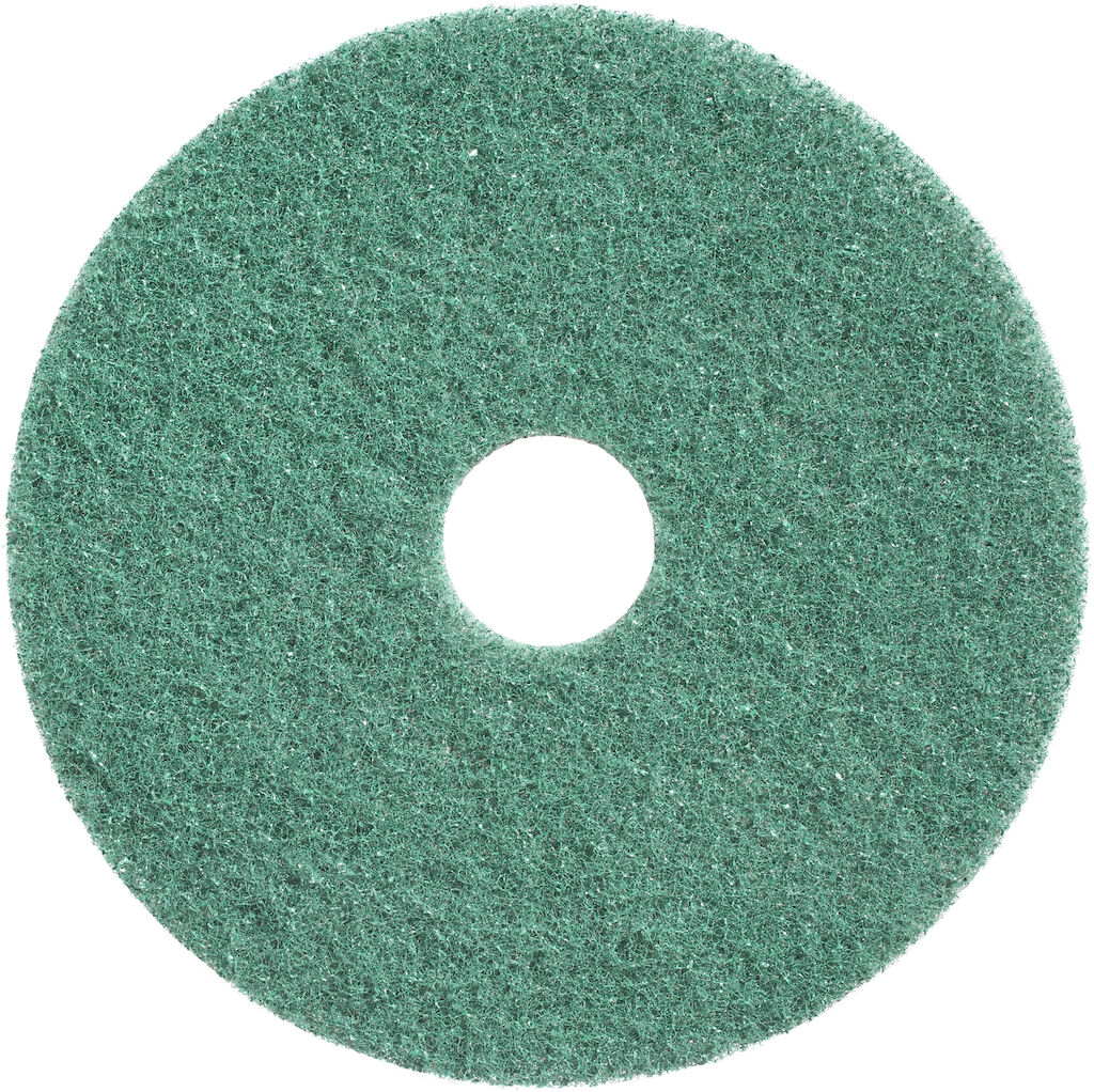 Twister groene vloerpad 2st - 17" / 43 cm - Groen - Zeer fijne diamand pad voor reiniging en onderhoud van vloeren