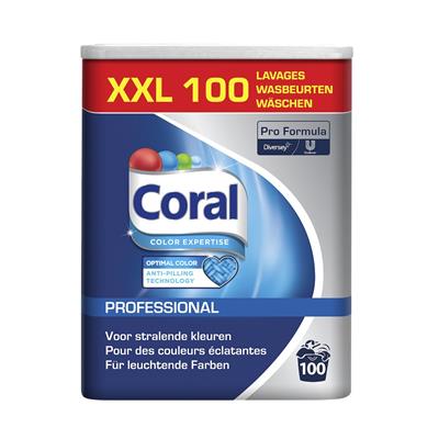 Coral Pro Formula Optimal Color 6.25kg - Lessive en poudre hautement concentrée pour le linge délicat et le linge de couleur