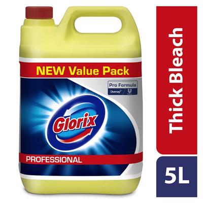 Glorix Pro Formula Toiletreiniger Dikke Bleek Original (met chloor) 4x5L