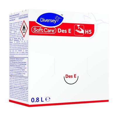 Soft Care Des E H5 6x0.8L - Vloeibaar handdesinfectiemiddel op basis van alcohol