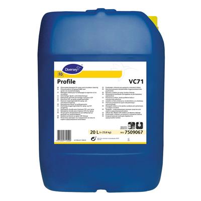 Profile VC71 20L - Détergent chloré pour le nettoyage en aspersion et en circulation