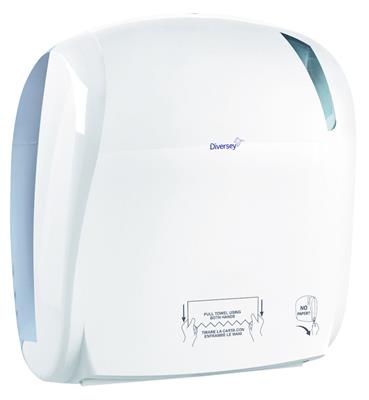 Diversey Automatic Cut Towel Dispenser White 1st - 37.1 x 33 x 22.1 cm - Wit